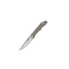 Kubey KU2101E Mizo elegantný vreckový nôž 8 cm, hnedá Tan farba, G10