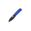 Kubey KU2104E Hyde vreckový nôž 7,5 cm, čierna, modrá, G10, spona