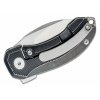 QSP Knife QS138-B Hamster Titanium Black Stonewashed malý vreckový nôž 5 cm, čierna, titán