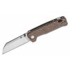 QSP Knife QS130-A Penguin Brown vreckový nôž 7,8 cm, hnedá, Micarta