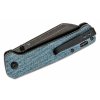 QSP Knife QS130-B2 Penguin Denim Black Stonewashed vreckový nôž 7,8 cm, modrá, Micarta
