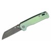 QSP Knife QS130-Y Penguin Titanium Green BlackStonewash vreckový nôž 7,8 cm, zelená, titán