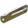 QSP Knife QS102-B Parrot Green vreckový nôž 8,2 cm, satin, zelená, G10