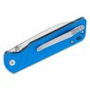 QSP Knife QS102-D Parrot Blue vreckový nôž 8,2 cm, satin, modrá, G10