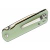 QSP Knife QS102-H Parrot Jade vreckový nôž 8,2 cm, satin, nefritovo zelená, G10