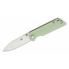 QSP Knife QS102-H Parrot Jade vreckový nôž 8,2 cm, satin, nefritovo zelená, G10