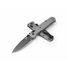 Benchmade 535BK-08 Bugout Storm Gray vreckový nôž 8,2 cm, šedá, Grivory