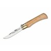 Antonini 01OB014 Old Bear XL vreckový nôž 10 cm, mosadz, olivové drevo