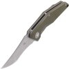 FOX knives BLACK FOX BF-729 SW "KRAVI" Black vreckový nôž 7 cm, Stonewash, zelená, G10