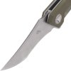 FOX knives BLACK FOX BF-729 SW "KRAVI" Black vreckový nôž 7 cm, Stonewash, zelená, G10