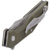 FOX knives BLACK FOX BF-729 SW "KRAVI" Black vreckový nôž 7 cm, Stonewash, zelená, G10
