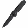 FOX Knives FX-448 B Predator II taktický automatický nôž 9,5 cm, celočierna, FRN
