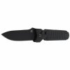 FOX Knives FX-448 B Predator II taktický automatický nôž 9,5 cm, celočierna, FRN