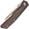 FOX knives FX-515 W TERZUOLA vreckový nôž 9 cm, drevo Ziricote, kožené puzdro