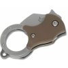 FOX knives FX-536 CB MINI-TA Coyote Brown malý vreckový nôž - karambit 2,5 cm, hnedá, FRN