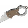 FOX knives FX-536 CB MINI-TA Coyote Brown malý vreckový nôž - karambit 2,5 cm, hnedá, FRN
