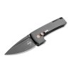 Böker Plus 01BO392 Harlock Mini automatický vreckový nôž 5,2 cm, čierna, hliník, spona
