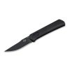Böker Plus 01BO346 ALLUVIAL All Black automatický vreckový nôž 8 cm, celočierna, hliník, spona