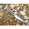 Böker Plus 02BO070 Voodoo nôž - dýka 8,5 cm, oceľ, Stonewash, puzdro kydex, adaptér na opasok