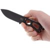 KA-BAR KB-BK11 Becker Necker nôž na krk 8,6 cm, čierna, celooceľový, puzdro plast, šnúrka