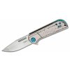 CRKT CR-6525 LANNY SILVER vreckový nôž 8 cm, hliník