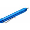 CRKT CR-TPENBOND2 TECHLINER™ Super Shorty BLUE taktické pero 10 cm, modrá, hliník, čierna náplň