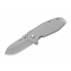 CRKT CR-2492 SQUID™ ASSISTED SILVER malý vreckový nôž s asistenciou 5,6 cm, celooceľový, šedá