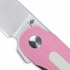 Kizer V3567N3 Lätt Vind Mini Pink vreckový nôž 7,6 cm, Satin, pink, G10
