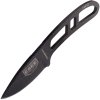 ESEE CAN-B-E Black Candiru nôž na krk 5,1 cm, celočierna, uhlíková oceľ, plastové puzdro