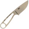ESEE IZULA-DT Izula Desert Tan pevný nôž 7,3 cm, oceľ, hnedá, čierne plastové puzdro