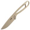 ESEE IZULA-DT Izula Desert Tan pevný nôž 7,3 cm, oceľ, hnedá, čierne plastové puzdro