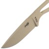 ESEE IZULA-DT Izula Desert Tan pevný nôž 7,3 cm, oceľ, hnedá, čierne plastové puzdro