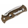 Cold Steel 10ABV3 Gunsite FDE vreckový nôž 10 cm, hnedá,Griv-Ex