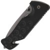 Black Fox BF-738 TI Black Action záchranársky vreckový nôž 7,9 cm, šedá, čierna, G10