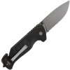 Black Fox BF-738 TI Black Action záchranársky vreckový nôž 7,9 cm, šedá, čierna, G10