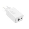 Maxlife MXTC-08-65ACC PD QC sieťová nabíjačka 2x USB-C 1x USB 65W biela (OEM0101206)