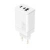 Maxlife MXTC-08-65ACC PD QC sieťová nabíjačka 2x USB-C 1x USB 65W biela (OEM0101206)