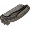 Kizer Ki4488A3 C01C Carbon Fiber vreckový nôž 8,4 cm, celočierny, Stonewash, uhlíkové vlákno