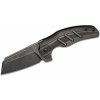 Kizer Ki4488A3 C01C Carbon Fiber vreckový nôž 8,4 cm, celočierny, Stonewash, uhlíkové vlákno
