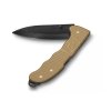 Victorinox 0.9415.DS249 Evoke BS Alox Beige vreckový nôž, 4 funkcie, hnedá - bežová
