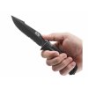 SOG 02SG017 Seal Strike Black taktický nôž 12,4 cm, celočierna, FRN, plastové puzdro
