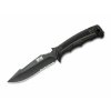 SOG 02SG017 Seal Strike Black taktický nôž 12,4 cm, celočierna, FRN, plastové puzdro