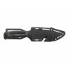 SOG 02SG017 Seal Strike Black taktický nôž 12,4 cm, celočierna, FRN, plastové puzdro