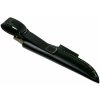 Benchmade 202 LEUKU bushcraft nôž 13,2 cm, Satin, zelená, Santoprene, kožené puzdro