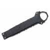 Benchmade 177BK SOCP MINI menší taktický nôž 5,6 cm, celočierna, celooceľový, plastové puzdro, MOLLE