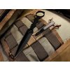 Benchmade 177BK SOCP MINI menší taktický nôž 5,6 cm, celočierna, celooceľový, plastové puzdro, MOLLE