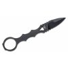 Benchmade 177BK SOCP MINI menší taktický nôž 5,6 cm, celočierna, celooceľový, plastové puzdro, MOLLE