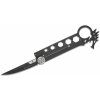 Artisan 1606-BK Dragon vreckový nôž 7,6 cm, celočierna, celooceľový, dračia hlava, puzdro Kydex