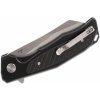 Artisan 1809P-BBK Megahawk Black vreckový nôž 9,2 cm, Stonewash, čierna, hliník, G10
