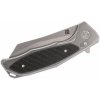 Artisan 1809P-GCF Megahawk Gray vreckový nôž 9,2 cm, Stonewash, šedá, hliník, uhlíkové vlákno